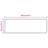 Vloerkleedloper Marsa Bos Polyester En Pvc Groen