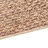 Vloerkleedloper Marsa Geel Polyester En Pvc Bruin