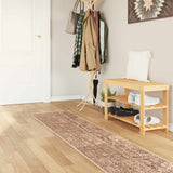 Vloerkleedloper Marsa Geel Polyester En Pvc Bruin