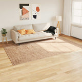 Vloerkleedloper Marsa Geel Polyester En Pvc Bruin