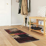 Vloerkleed Wasbaar Meerkleurig Patchwork