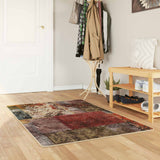 Vloerkleed Wasbaar Meerkleurig Patchwork