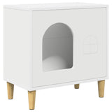 Kattenhuis 51 X 30 X 52 Cm Bewerkt Hout