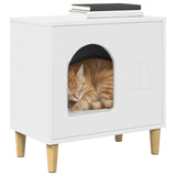 Kattenhuis 51 X 30 X 52 Cm Bewerkt Hout
