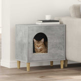 Kattenhuis 51 X 30 X 52 Cm Bewerkt Hout