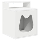 Kattenhuis 42,5 X 40 X 53,5 Cm Bewerkt Hout
