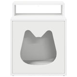 Kattenhuis 42,5 X 40 X 53,5 Cm Bewerkt Hout