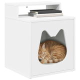 Kattenhuis 42,5 X 40 X 53,5 Cm Bewerkt Hout