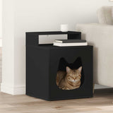 Kattenhuis 42,5 X 40 X 53,5 Cm Bewerkt Hout