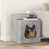Kattenhuis 42,5 X 40 X 53,5 Cm Bewerkt Hout