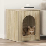 Kattenhuis 53 X 52 X 62 Cm Bewerkt Hout