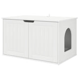 Kattenhuis 85 X 55 X 50,5 Cm Bewerkt Hout