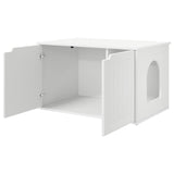 Kattenhuis 85 X 55 X 50,5 Cm Bewerkt Hout