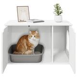 Kattenhuis 85 X 55 X 50,5 Cm Bewerkt Hout