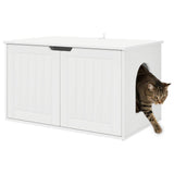 Kattenhuis 85 X 55 X 50,5 Cm Bewerkt Hout