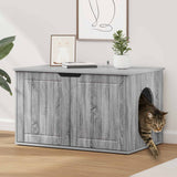 Kattenhuis 85 X 55 X 50,5 Cm Bewerkt Hout