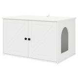 Kattenhuis 85 X 55 X 50,5 Cm Bewerkt Hout