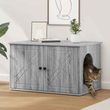 Kattenhuis 85 X 55 X 50,5 Cm Bewerkt Hout