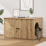 Kattenhuis 85 X 55 X 50,5 Cm Bewerkt Hout