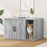 Kattenhuis 85 X 55 X 50 Cm Bewerkt Hout