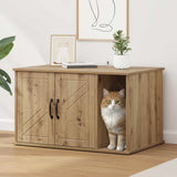 Kattenhuis 85 X 55 X 50 Cm Bewerkt Hout