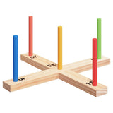 Ringwerpspelset Veelkleurig 41 X 41 X 16 Cm Massief Grenenhout