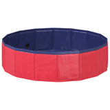 Opvouwbaar Zwembadd Voor Honden En Blauw 80 X