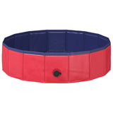 Opvouwbaar Zwembadd Voor Honden En Blauw 80 X