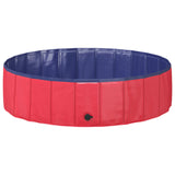 Opvouwbaar Zwembadd Voor Honden En Blauw 80 X