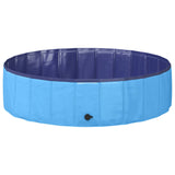 Opvouwbaar Zwembadd Voor Honden En Blauw 80 X