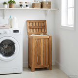 Wasmand Naturel Massief Teakhout