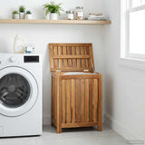 Wasmand Naturel Massief Teakhout