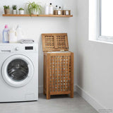 Wasmand Naturel Massief Teakhout