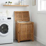 Wasmand Naturel Massief Teakhout