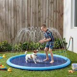 Splash Pad Voor Kinderen En Honden Blauw Ø150 X 10 Cm Pvc