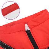 Hondenjas Met Harnas Rood L52 Fleece En Polyester