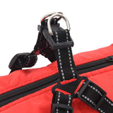 Hondenjas Met Harnas Rood L52 Fleece En Polyester