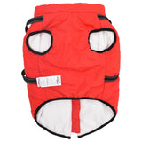 Hondenjas Met Harnas Rood L52 Fleece En Polyester