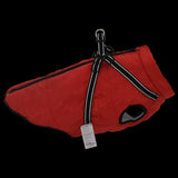 Hondenjas Met Harnas Rood L52 Fleece En Polyester