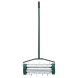 Lawn Roller Pull Met Aerator Klemmen Groen 127,5 X 44 Cm Staal