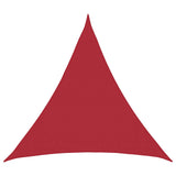 Zonnezeil 160 G/M² 3,5X3,5X4,9 M Hdpe Rood