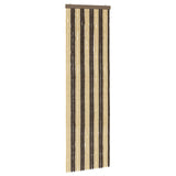 Insecten Gordijn Chenille , Donkerbruin En Beige (Dubbele Strip)