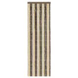 Insecten Gordijn Chenille , Donkerbruin En Beige (Dubbele Strip)