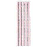Insecten Gordijn Chenille En Zilvergrijs En Roze (Dubbele Strip)