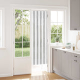 Insecten Gordijn Chenille En 100% Pp Grijs En Wit (Dubbele Strip)