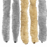 Insecten Gordijn Chenille En 100% Pp Grijs En Beige (Dubbele Strip)