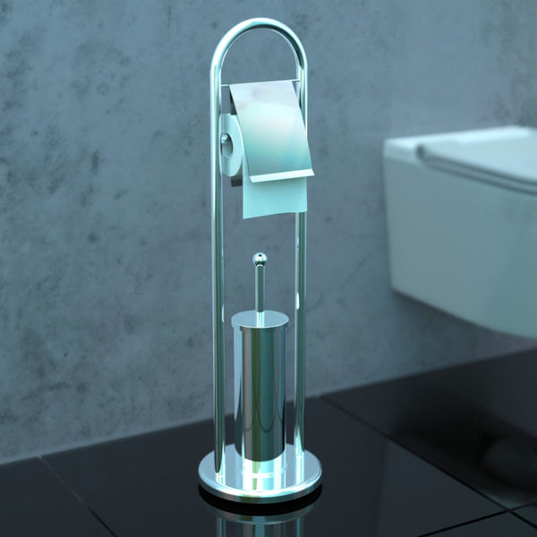 Eisl Toiletset 2-In-1 Vrijstaand Chroomkleurig