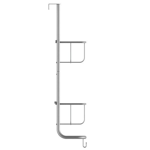 Eisl Wandrek 30,5X13X62 Cm Matzilverkleurig