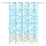 Eisl Douchegordijn Met Mozaïek 200X180X0,2 Cm Blauw En Oranje