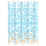 Eisl Douchegordijn Met Mozaïek 200X180X0,2 Cm Blauw En Oranje